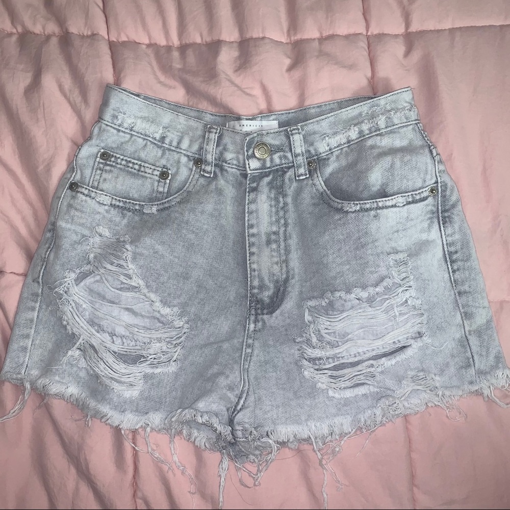 Denim shorts